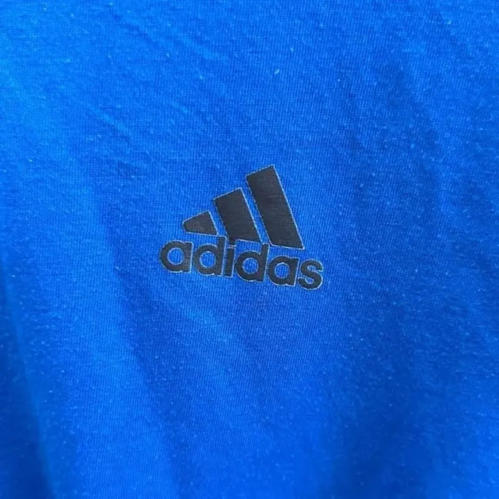 Adidas Men's Vibrant Blue Long Sleeve Ultimate Tee‎